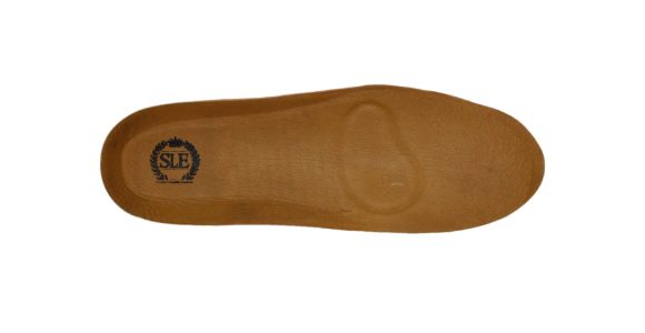 brown insole with white background